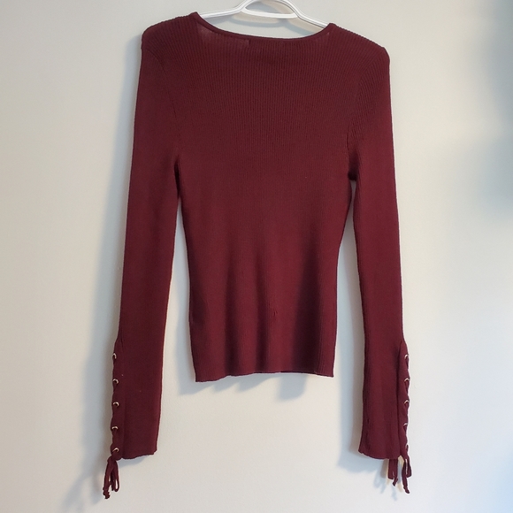 Hooked up knit top sweater - Picture 5 of 8